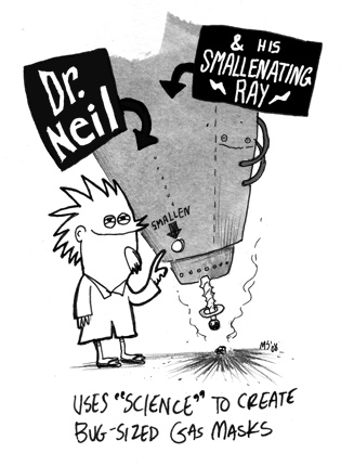 Dr Neil and his Smallenating Ray